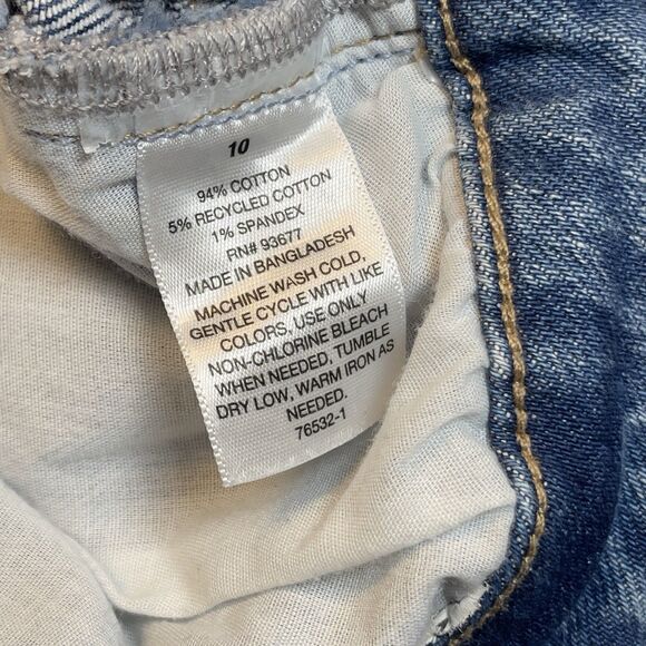 a.n.a. A New Approach Jeans Womens Size 10 Blue Mid Rise Boyfriend Medium Wash - Picture 4 of 8